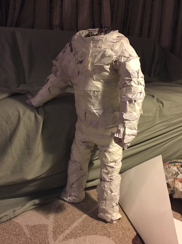 DIY Mannequin for Pangolin Costume